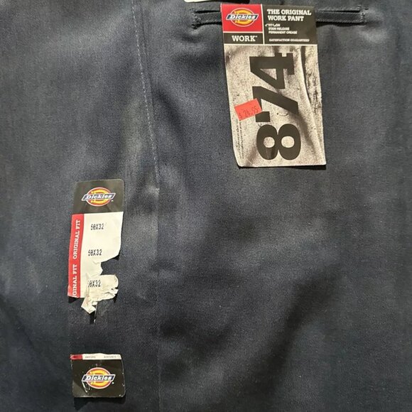 Dickies New 874 Plain Front 50 X 32 NWT Twill Pants - Picture 2 of 5